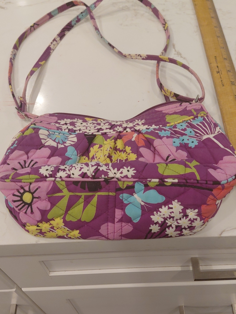 Vera Bradley Floral Crossbody in Purple & Multicolor